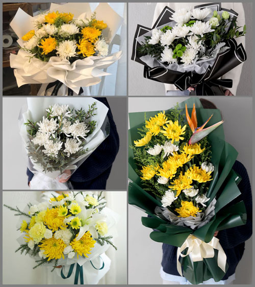 广东汕头市潮南区红场镇仙田村白事花束代送